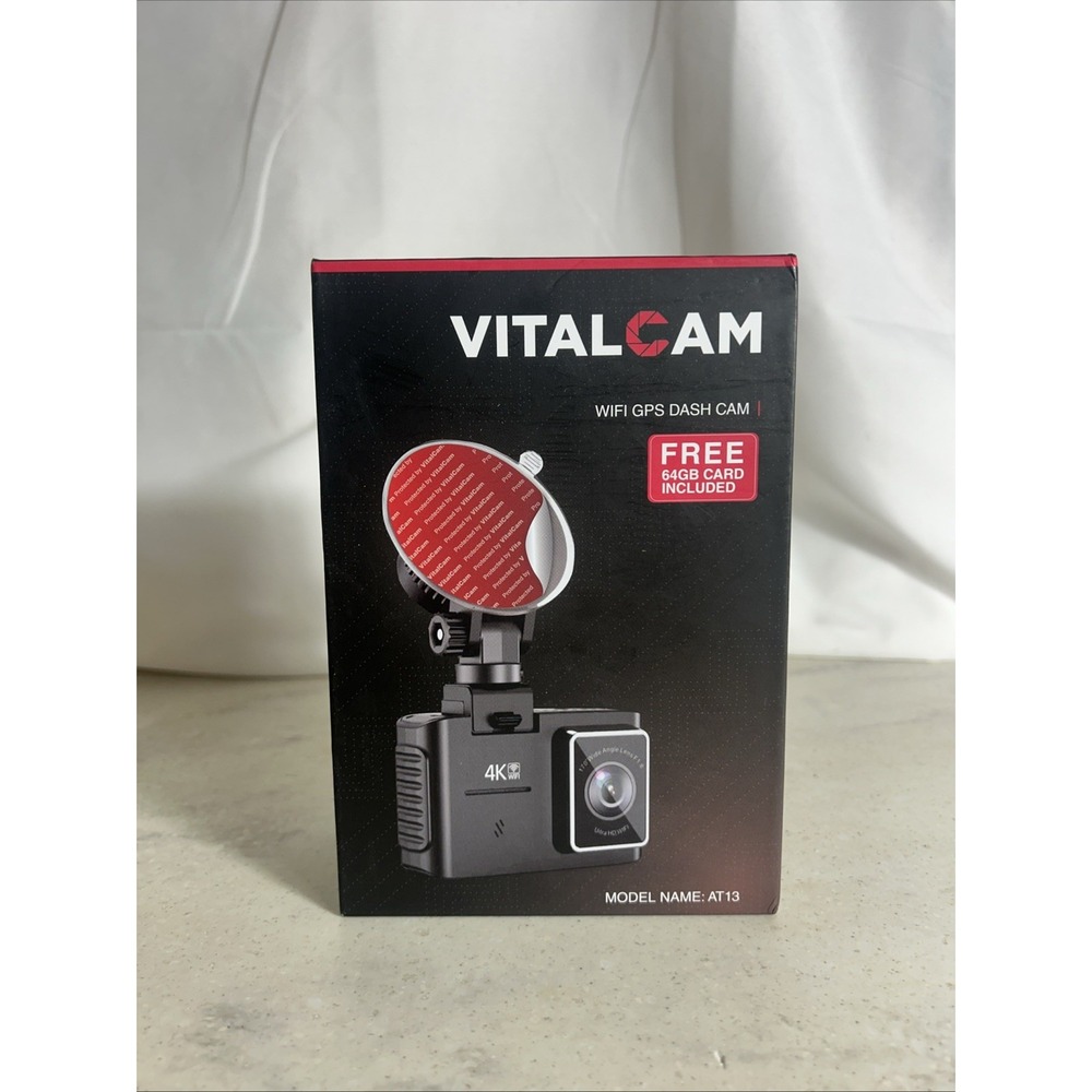 4K Dash Cam Vitalcam App Control